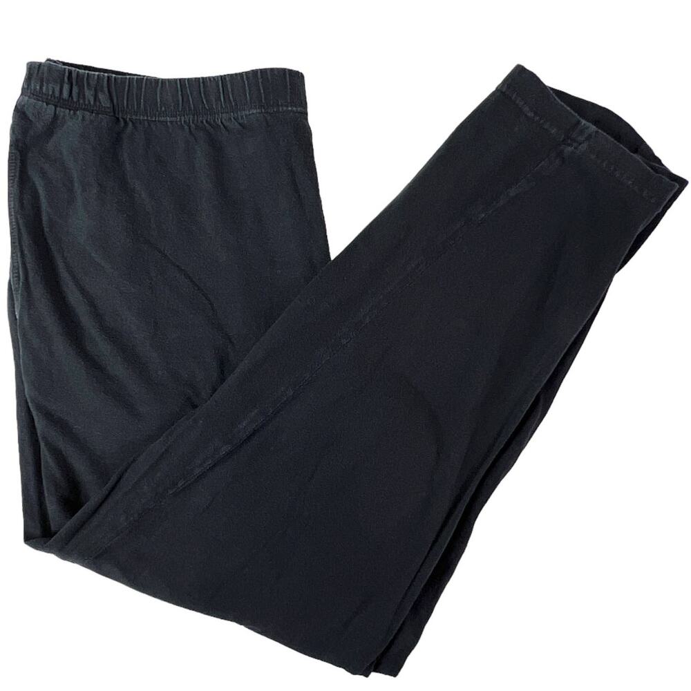 Laura Peterson Stretchy High Rise Black Leggings Work Pants Tapered Size Medium